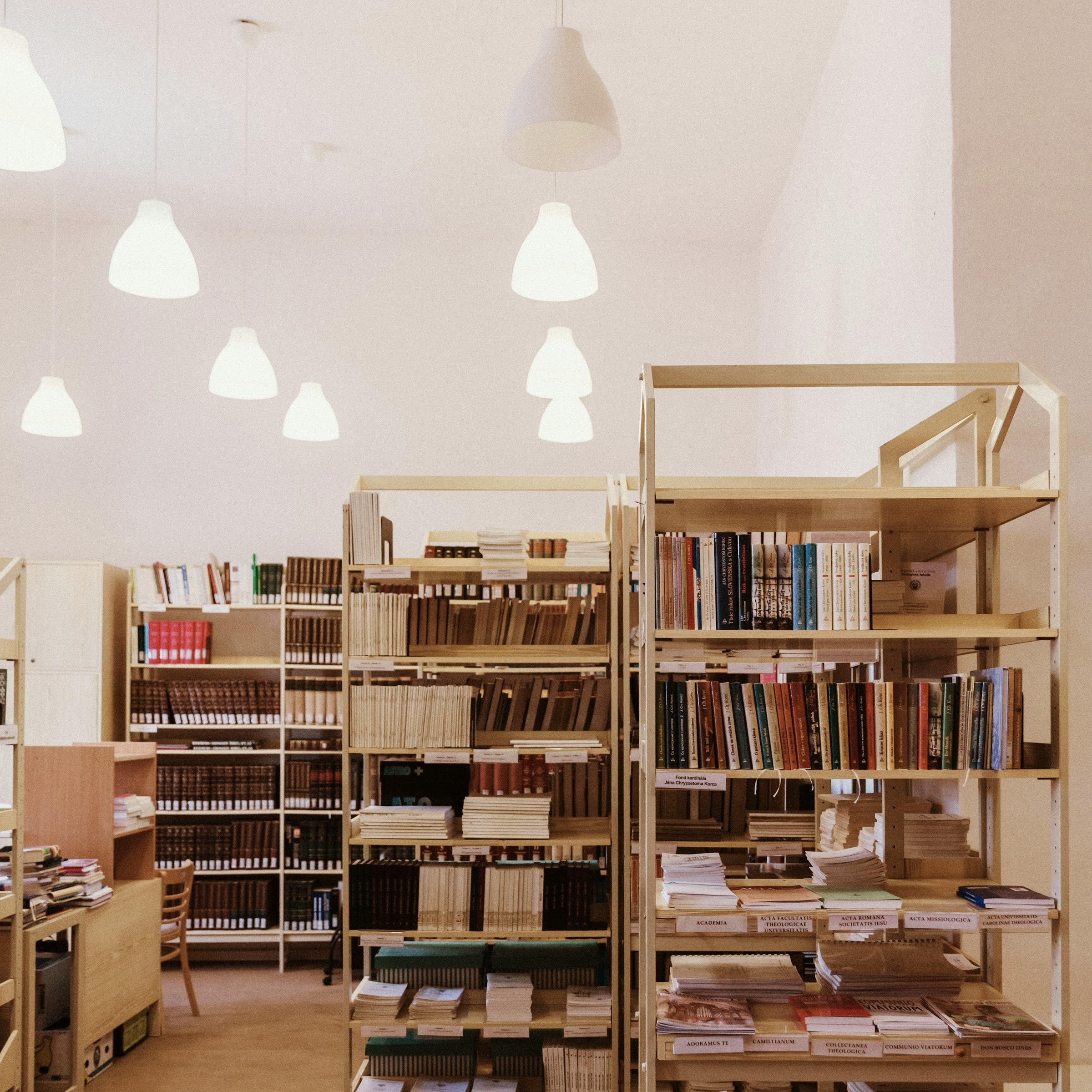 Et bibliotek fra Trnavas universitet